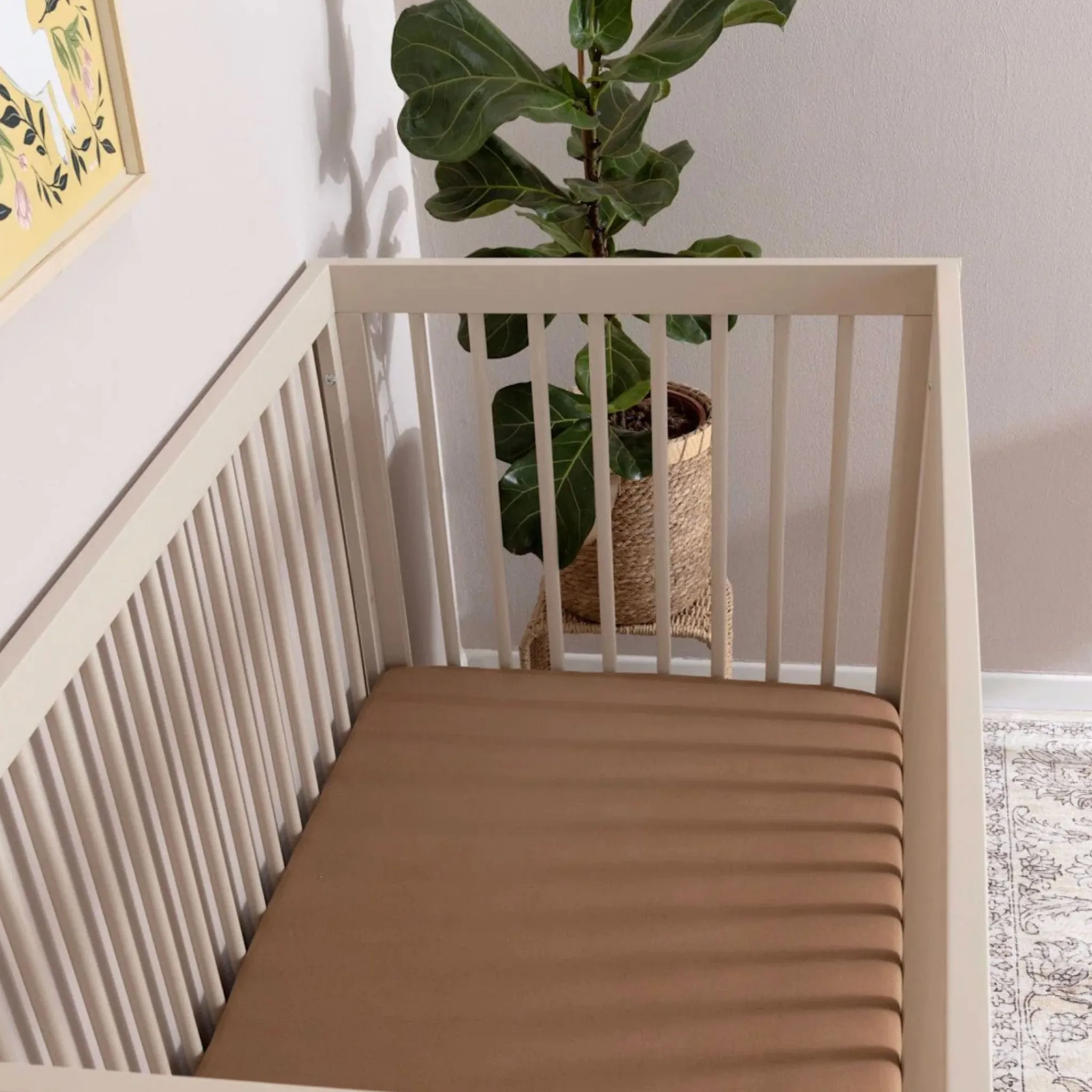 Dadada Baby Cribs & Mattresses|Cribs & Mattresses>Soho 3-in-1 Convertible Crib - Almond Milk / Walnut
