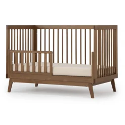 Dadada Baby Soho 3-In-1 Convertible Crib - Walnut