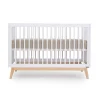 Dadada Baby Cribs & Mattresses|Cribs & Mattresses>Soho 3-in-1 Convertible Crib - White / Natural