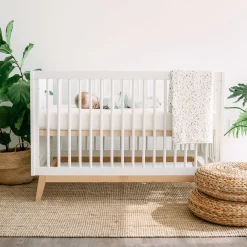 Dadada Baby Cribs & Mattresses|Cribs & Mattresses>Soho 3-in-1 Convertible Crib - White / Natural