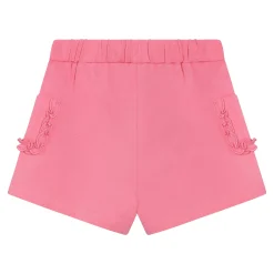 Kids Minymo Solid Frill Sweat Shorts 3-8