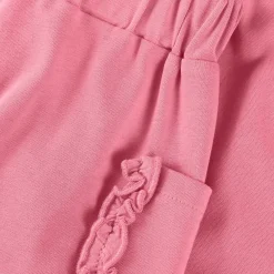 Kids Minymo Solid Frill Sweat Shorts 3-8