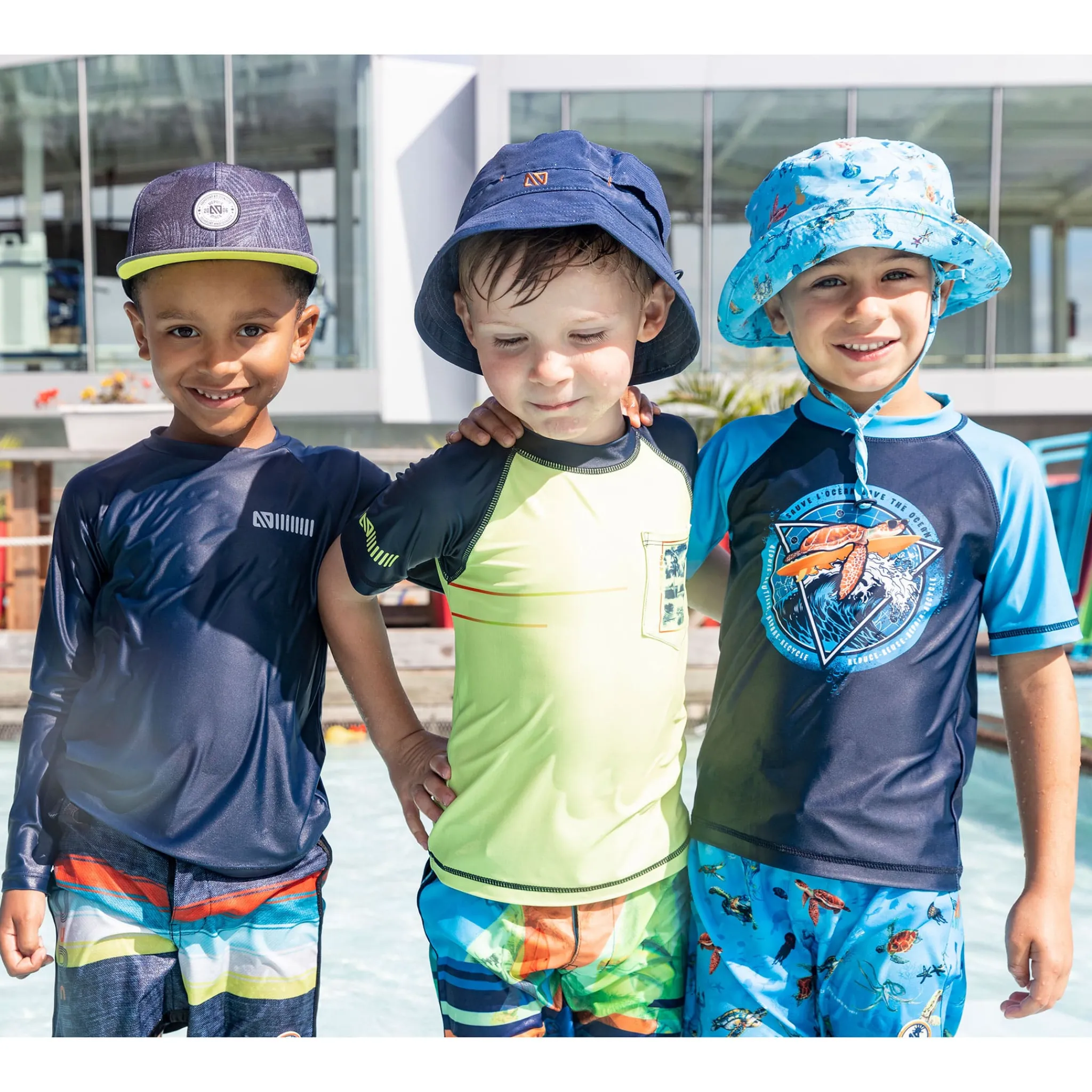 Kids/BOY Nano Solid UV Hat 18m-5y