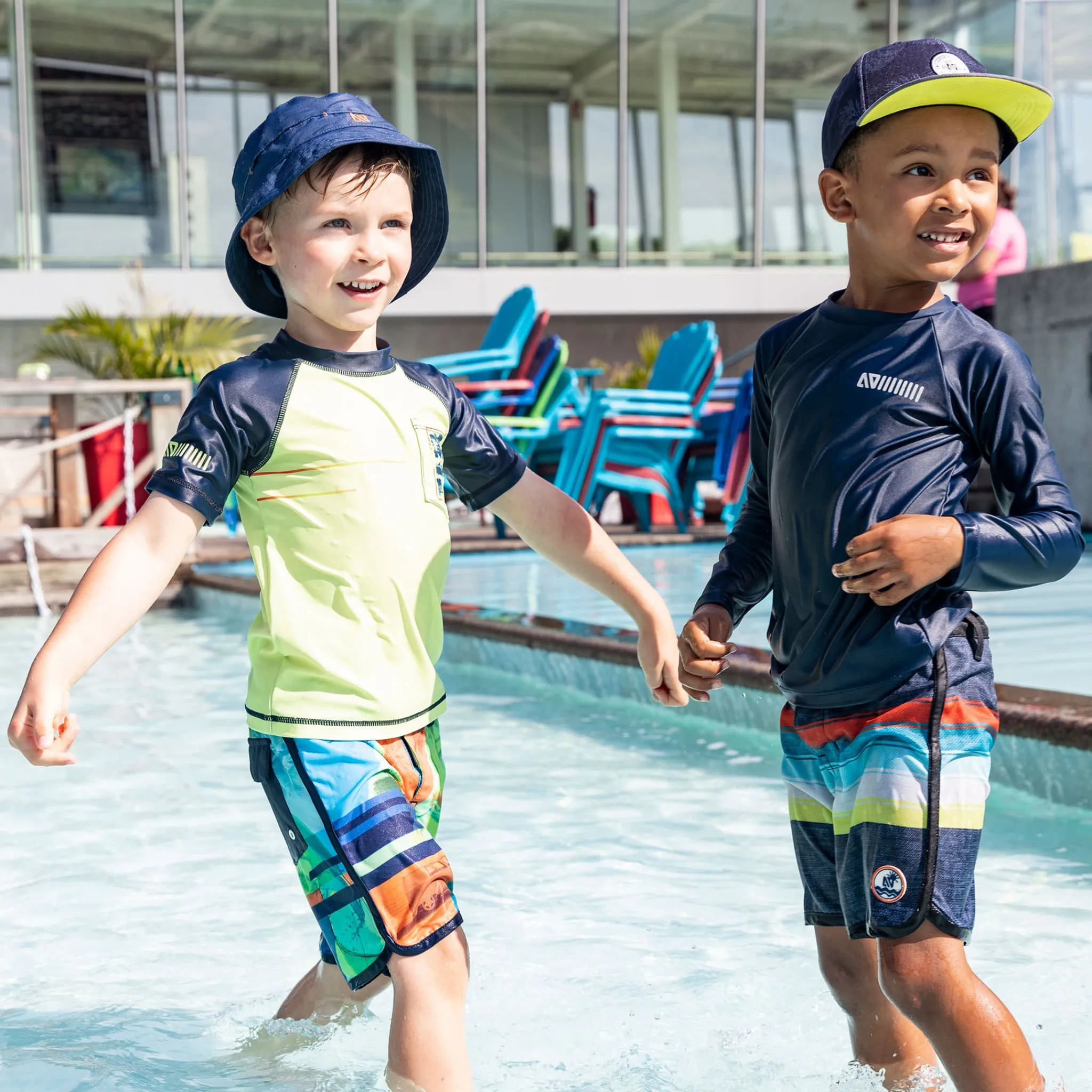 Kids/BOY Nano Solid UV Hat 18m-5y