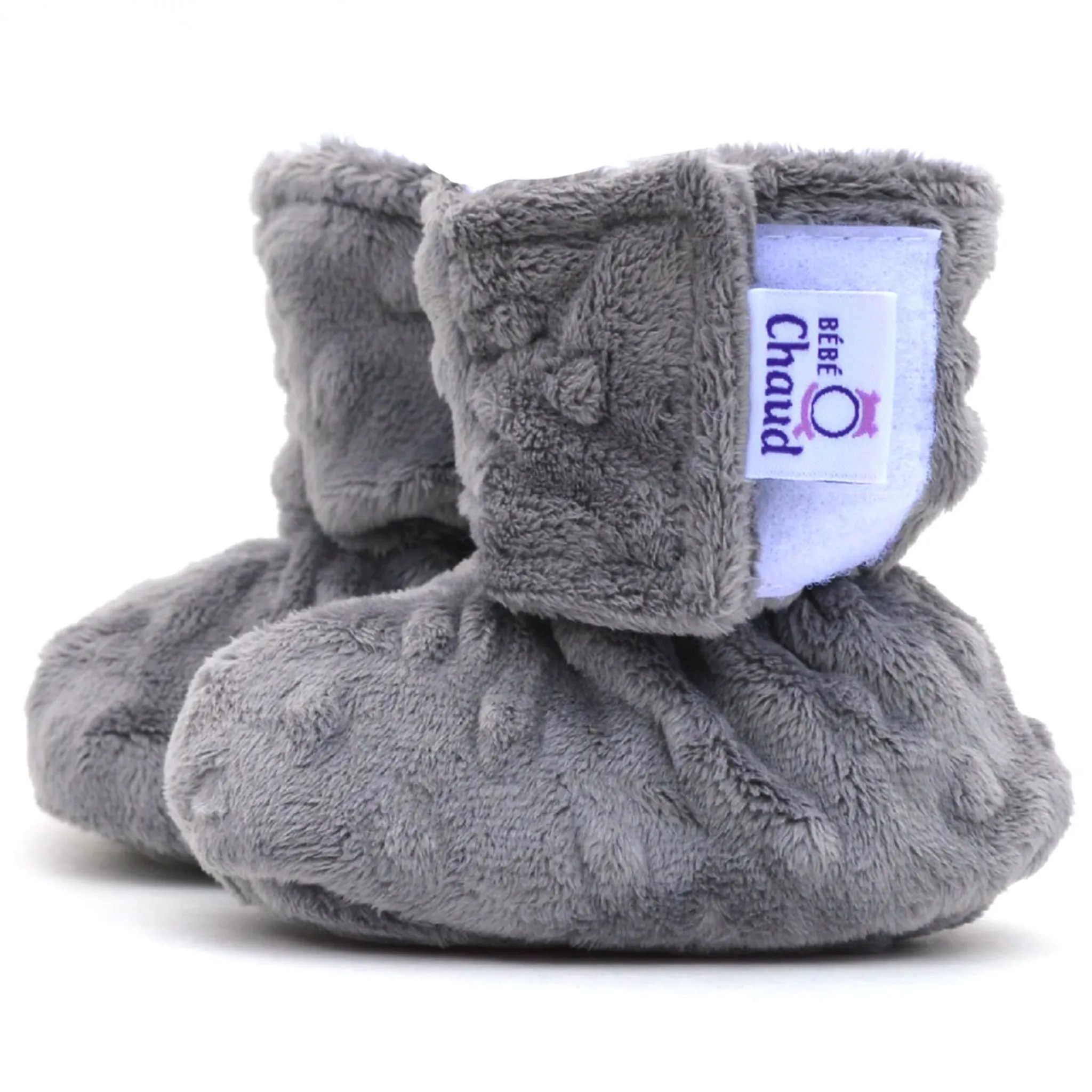 Bebe O Chaud Slippers>Solid Velux Slippers 0-6m