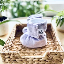 Bebe O Chaud Solid Velux Slippers 6-24m