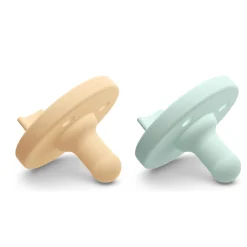 Philips Avent Pacifiers & Clips|Pacifiers & Clips>Soothie Pacifier Yellow Cyan (2)