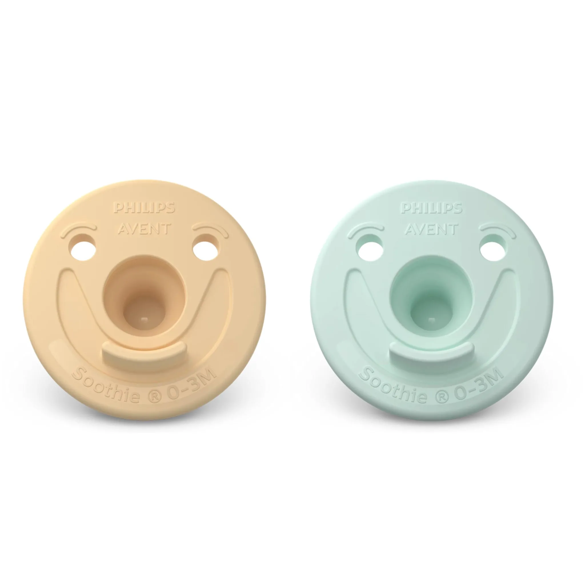 Philips Avent Pacifiers & Clips|Pacifiers & Clips>Soothie Pacifier Yellow Cyan (2)