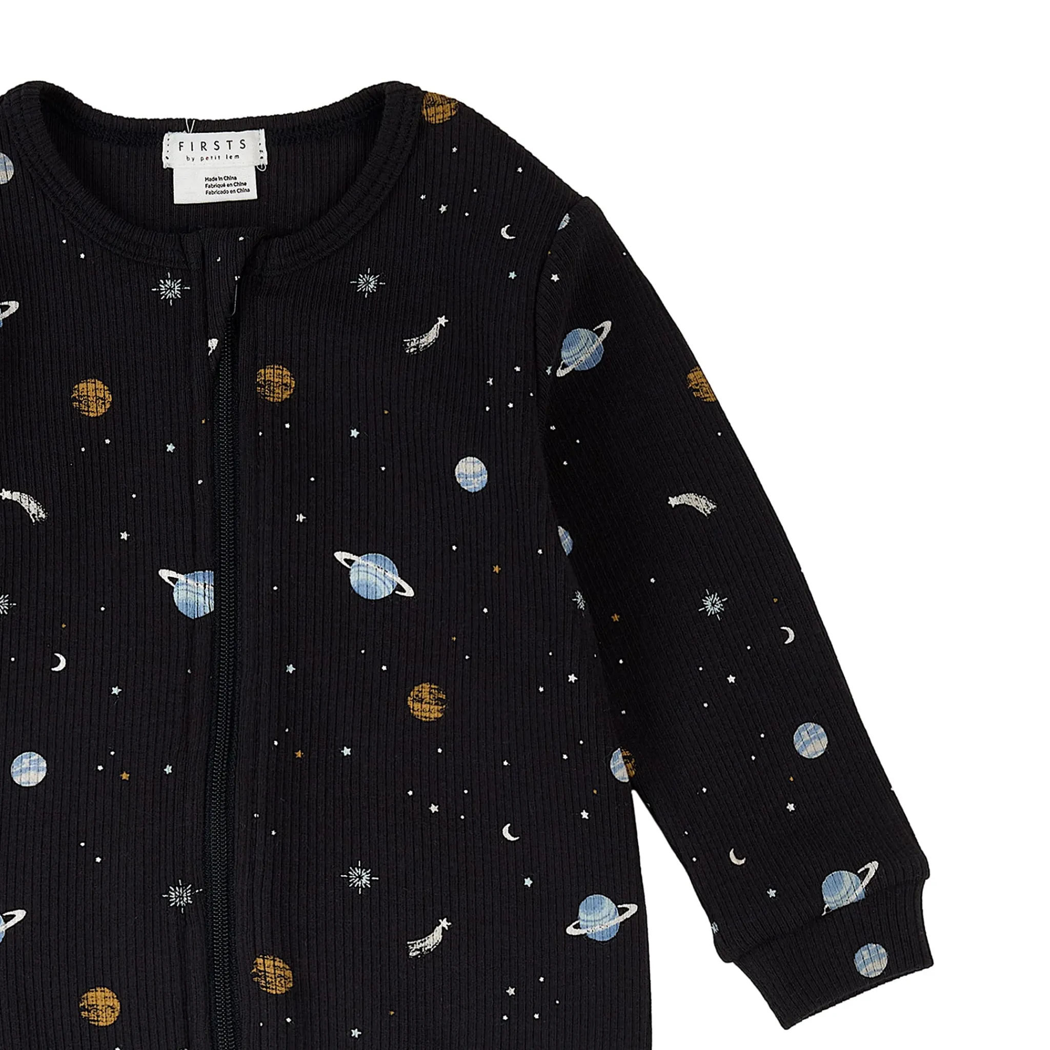 BOY Firsts par Petit Lem Space Pajamas 0-12m