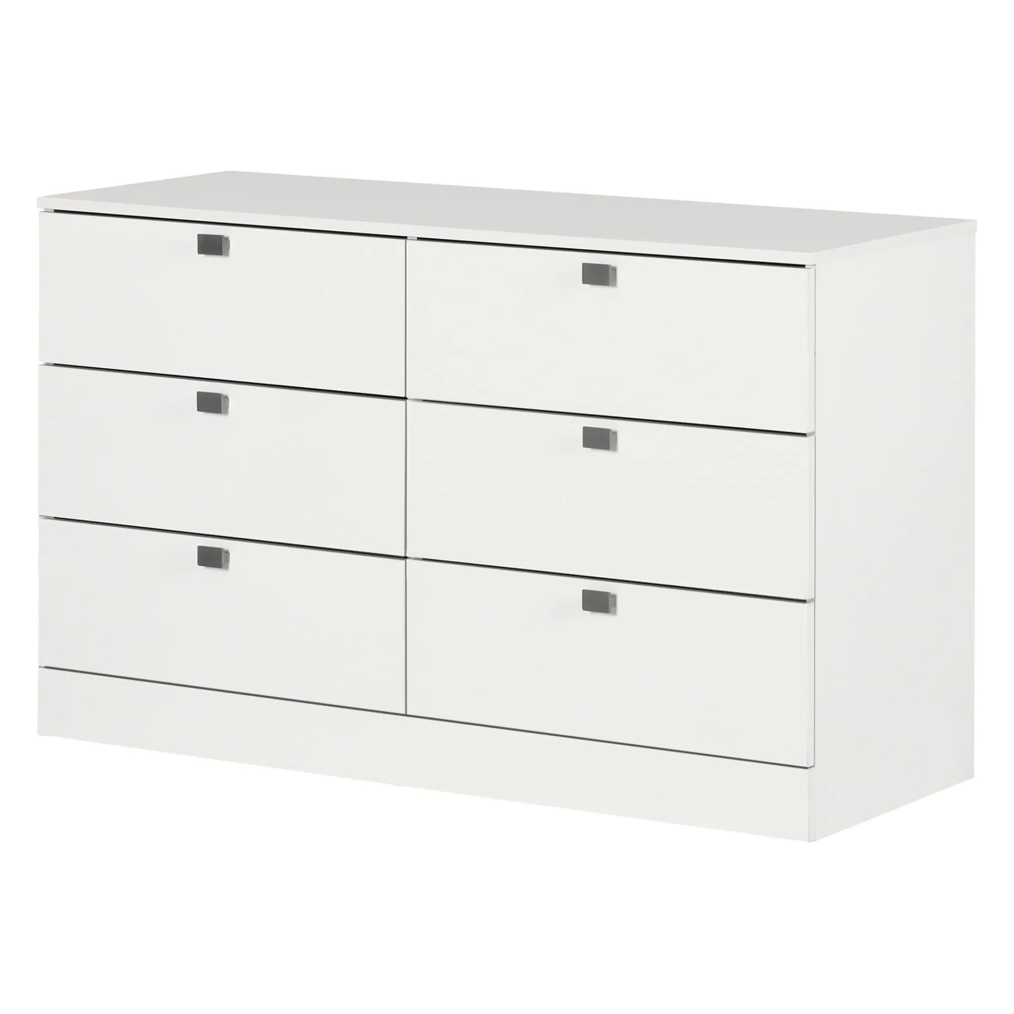 South Shore Storage Furniture>Spark 6 Drawer Chest - White
