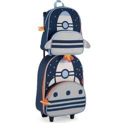 Kids Skip Hop Spark Style Kids Carry On Rolling Luggage - Rocket