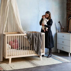 Oeuf Sparrow Crib - Natural