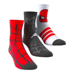Kids/BOY Adidas Socks|Underwear & Socks>Spiderman 3-Pack Socks Sizes 5-10