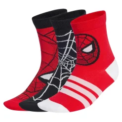 Kids/BOY Adidas Socks|Underwear & Socks>Spiderman 3-Pack Socks Sizes 10-13