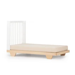 Dadada Baby Spirit 8-In-1 Convertible Crib - White/Natural