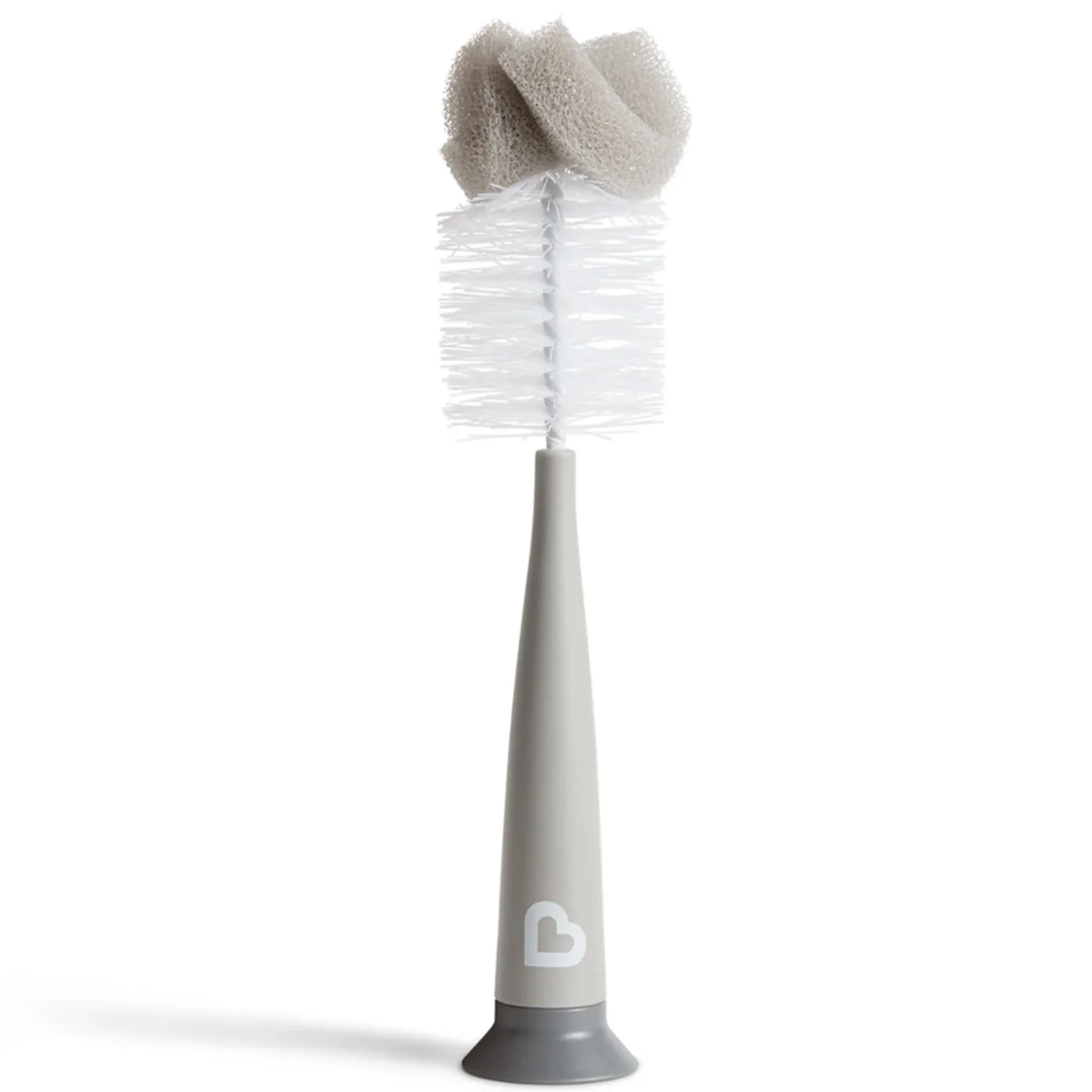 Kids Munchkin Cleaning & Food Preparation|Cleaning & Sterilizing>Sponge™ Bottle Brush - Grey