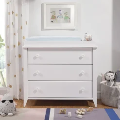 Babyletto Sprout 3-Drawer Changer Dresser - White