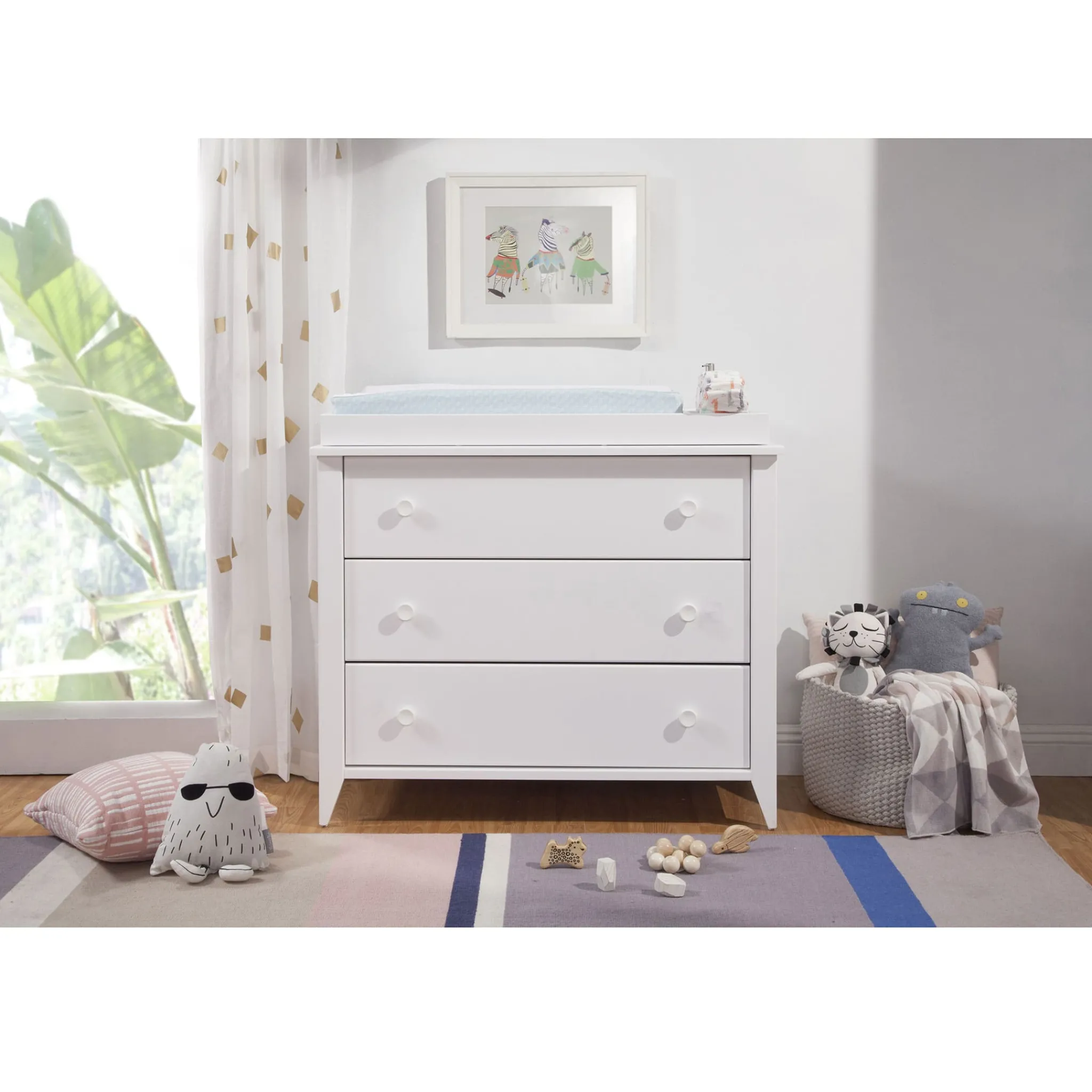 Babyletto Sprout 3-Drawer Changer Dresser - White