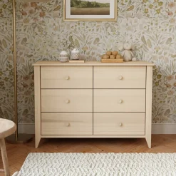 Babyletto Sprout 6-Drawer Double Dresser - Washed Natural