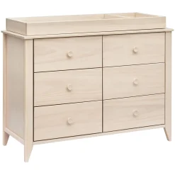 Babyletto Sprout 6-Drawer Double Dresser - Washed Natural