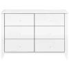 Babyletto Storage Furniture>Sprout 6-Drawer Double Dresser - White