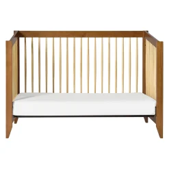 Babyletto Sprout 4-in-1 Convertible Crib withToddler Bed Conversion Kit - Chestnut / Natural
