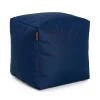 Arico Square Ottoman and Footrest - Navy Blue