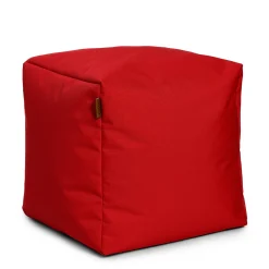 Arico Kid'S Tables & Chairs>Square Ottoman and Footrest - Chili Red