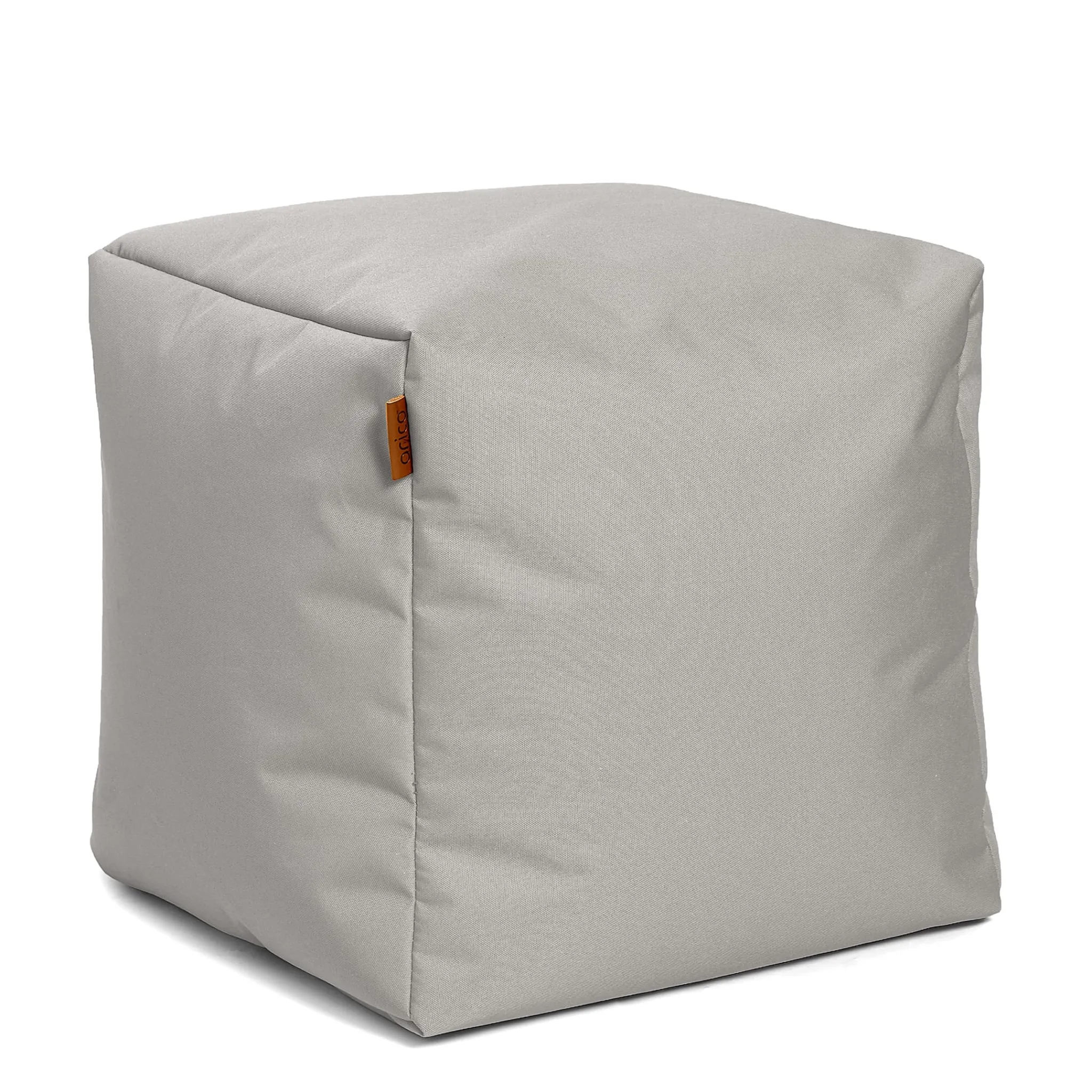 Arico Kid'S Tables & Chairs>Square Ottoman and Footrest - Stone Grey