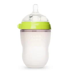 Como Tomo Squeezable Natural Flowing Bottle 8oz - Green