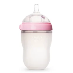 Como Tomo Breastfeeding|Bottles & Nipples>Squeezable Natural Flowing Bottle 8oz - Pink