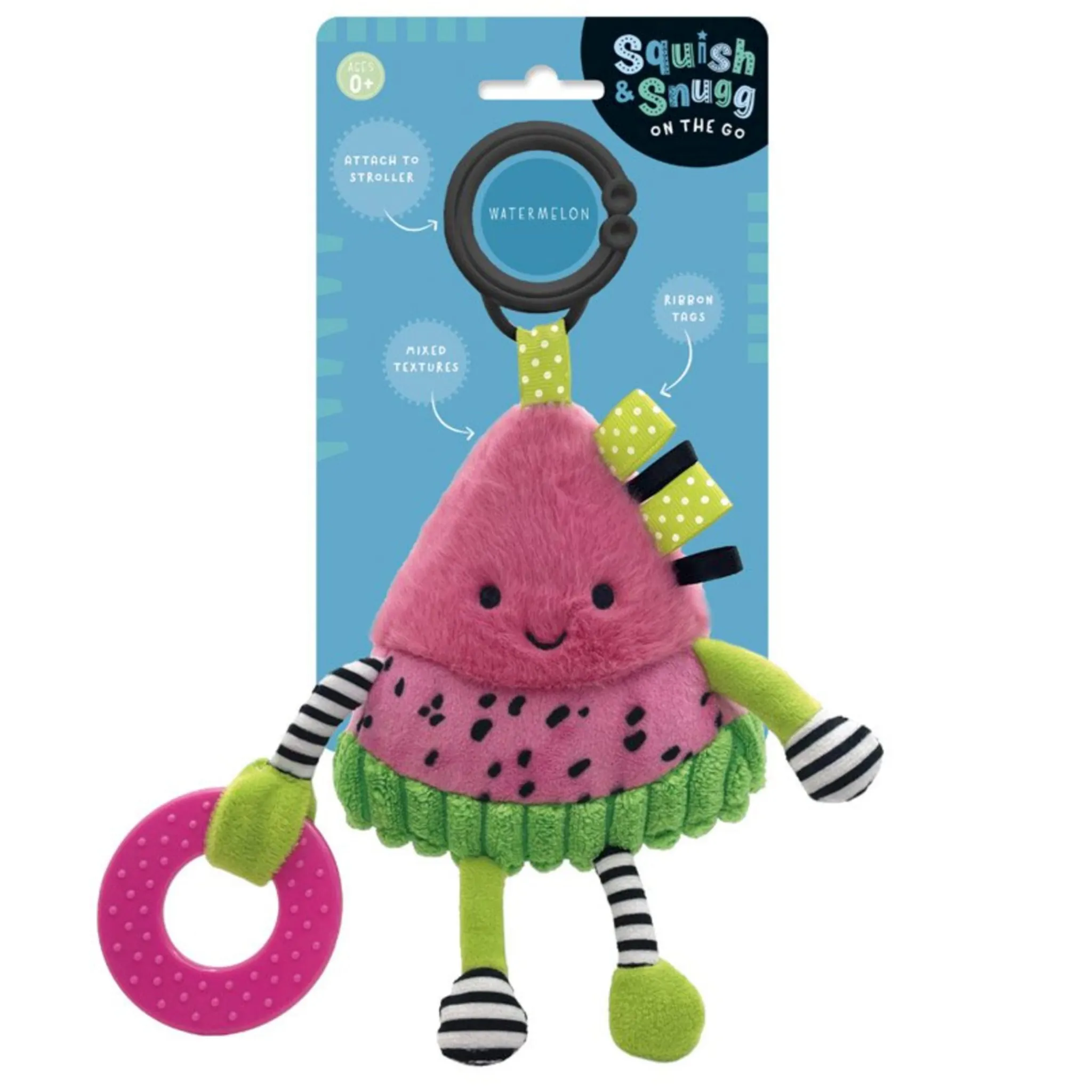 Clement - Librairie Developmental Toys>Squish & Snugg - On The Go Watermelon