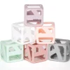 Munch Mitt Teething Toys>Stack N Chew Mini Cubes - Pastel