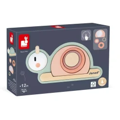 Janod Stackable Sensory Snail Sweet Cocoon