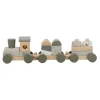 Label Label Stackable Train Olive