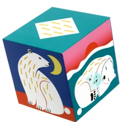 Djeco Stacking Cubes - Wild animals