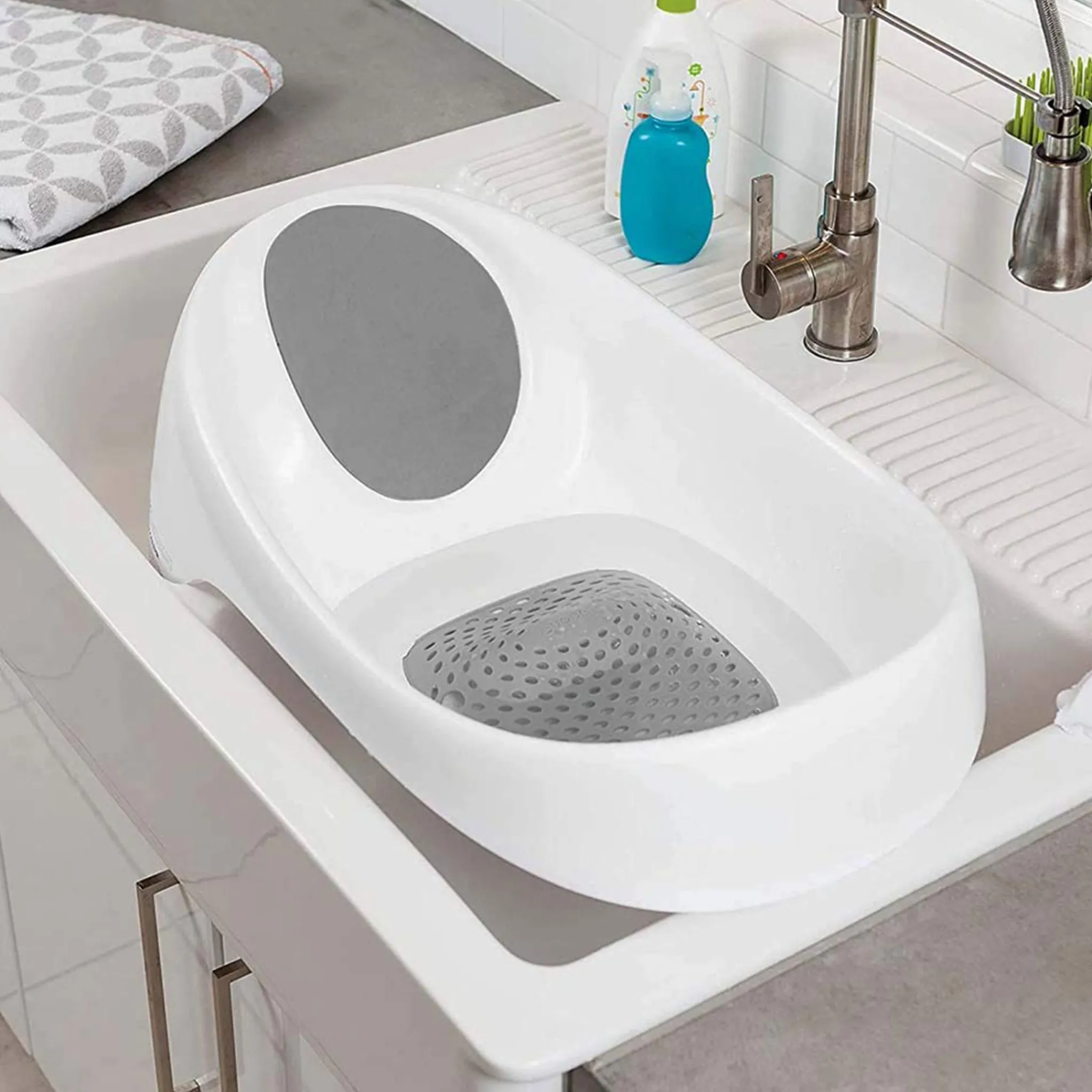 Boon 3-Stages Bathtub Soak - Grey