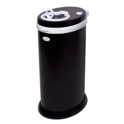 Ubbi Stainless Steel Diapers Pail - Black Matte