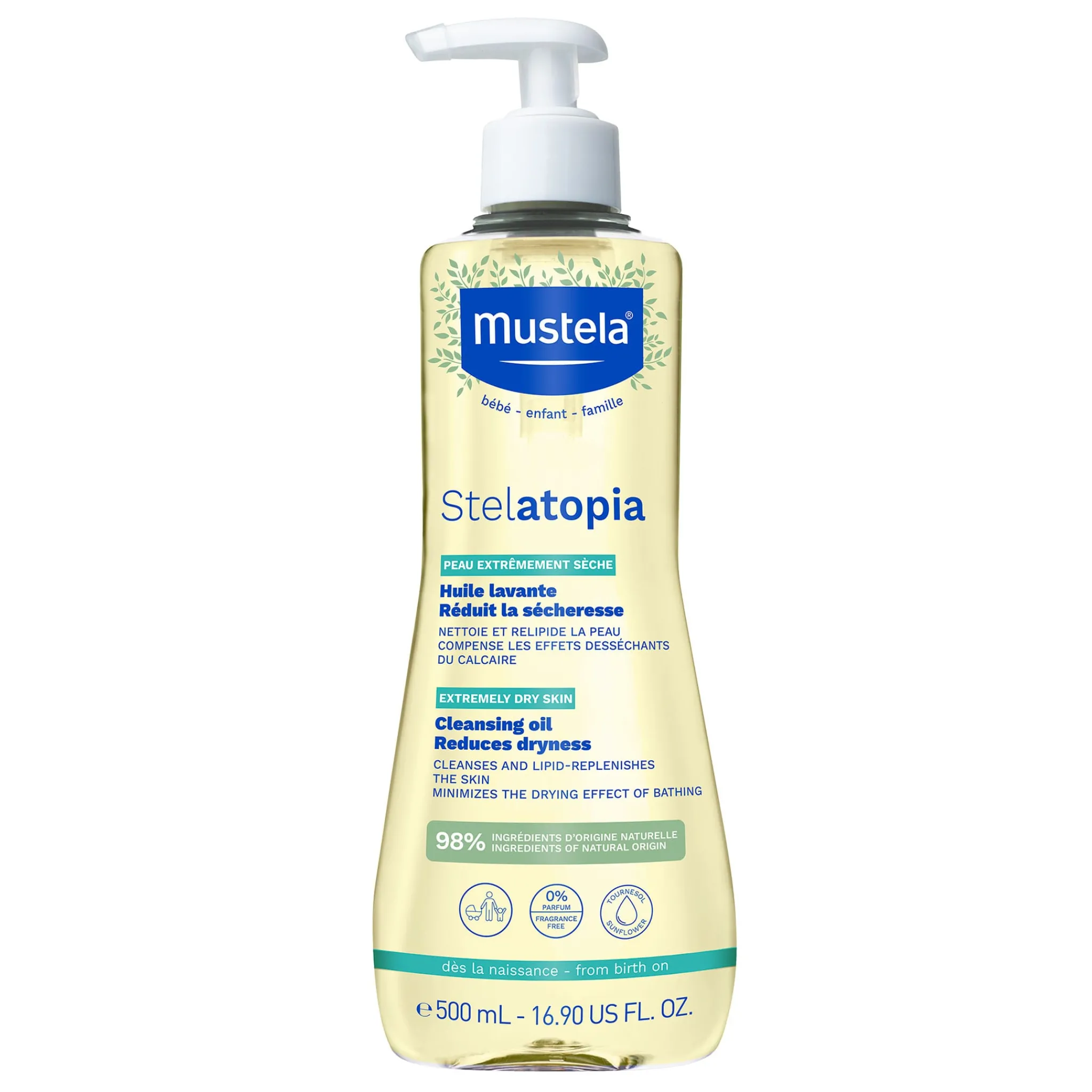 Kids Mustela Stelatopia Cleansing Oil 500ml