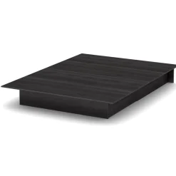 South Shore Twin, Full & Queen Beds>Step One Double / Queen Platform Bed - Grey Oak