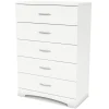 South Shore Step One 5-Drawer Chest - Pure White