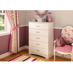 South Shore Step One 5-Drawer Chest - Pure White