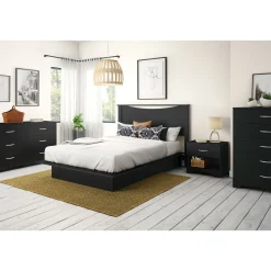 South Shore Step One 6-Drawer Double Dresser - Pure Black