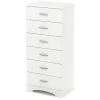 South Shore Step One 6-drawer lingerie chest - Pure White