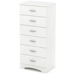 South Shore Step One 6-drawer lingerie chest - Pure White