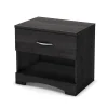 South Shore Step One 1-Drawer Nightstand - Gray Oak
