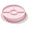Kids Oxo Tot Tableware|Plates & Placemats>Stick & Stay Suction Divided Plate - Blossom