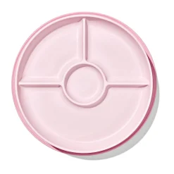 Kids Oxo Tot Tableware|Plates & Placemats>Stick & Stay Suction Divided Plate - Blossom