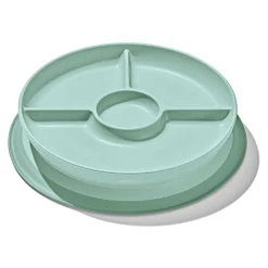 Kids Oxo Tot Stick & Stay Suction Divided Plate - Opal