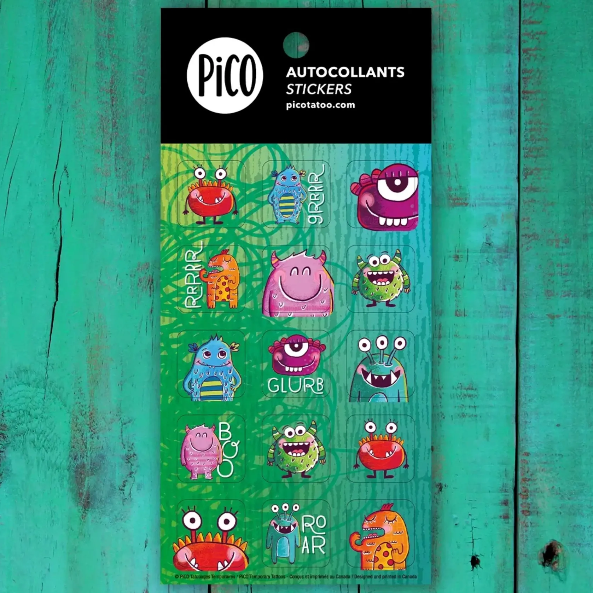 Kids Pico Tatouages Diy & Activities|Party Supplies>Sticker Set - Intrepid